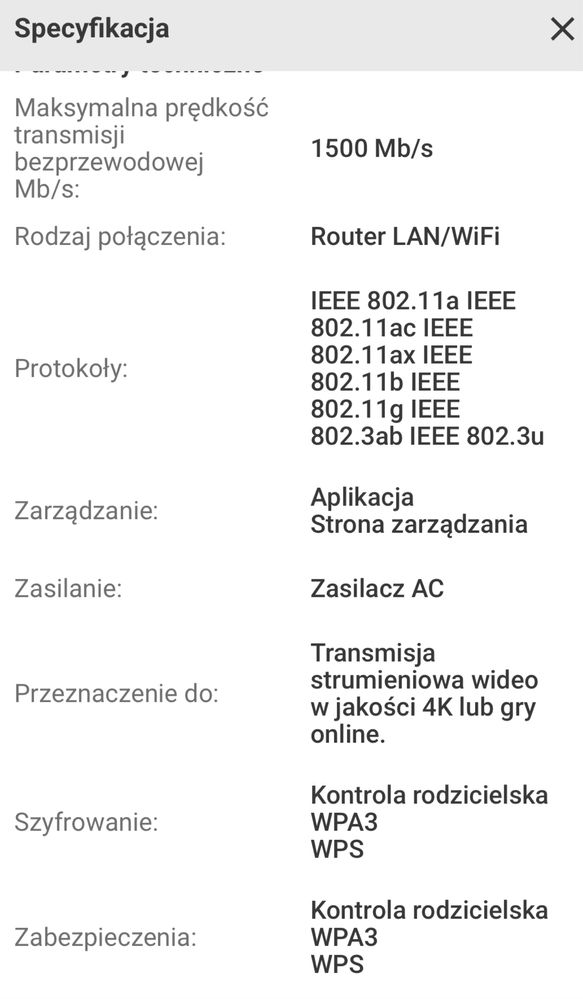 Router D-link AX1500 Mesh