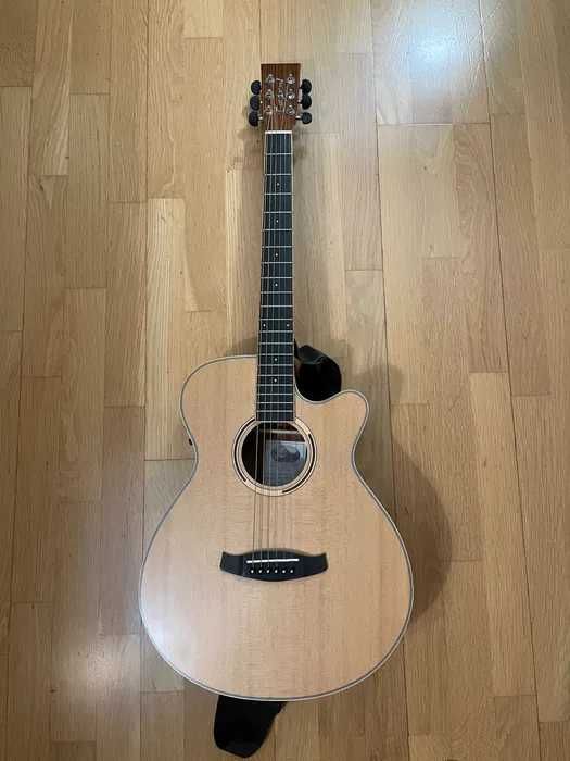 Guitarra acústica-elétrica como nova