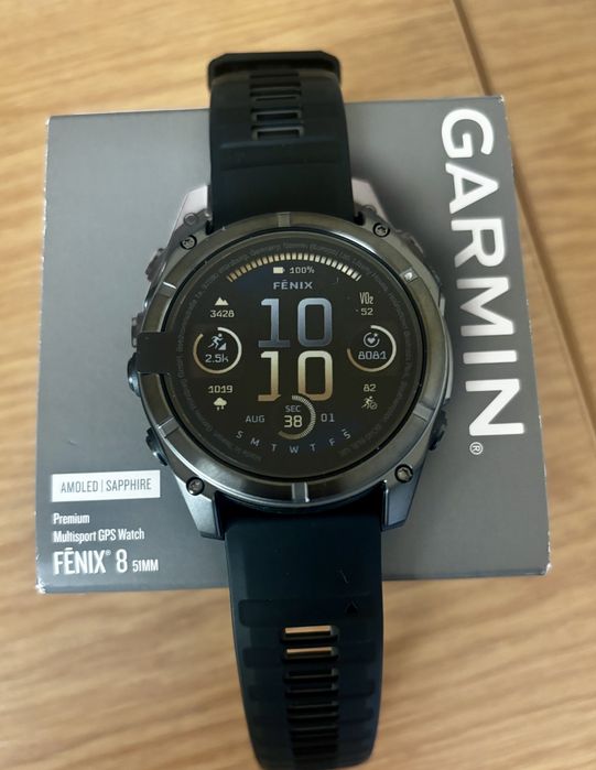 Garmin Fenix 8 51 mm Amoled Sapphire Titanium