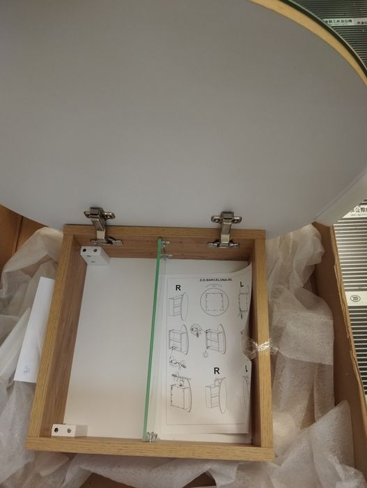 Шкаф зеркало в ванную Аква Родос новое