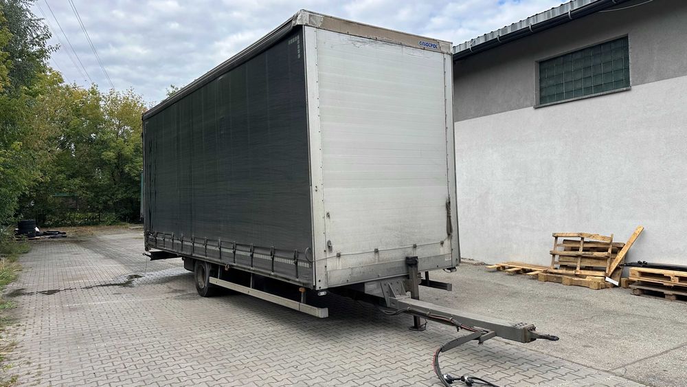 Przyczepa Ciężarowa GNIOTPOL G4080 zaczep fi40 ALUMINIOWA PODŁOGA