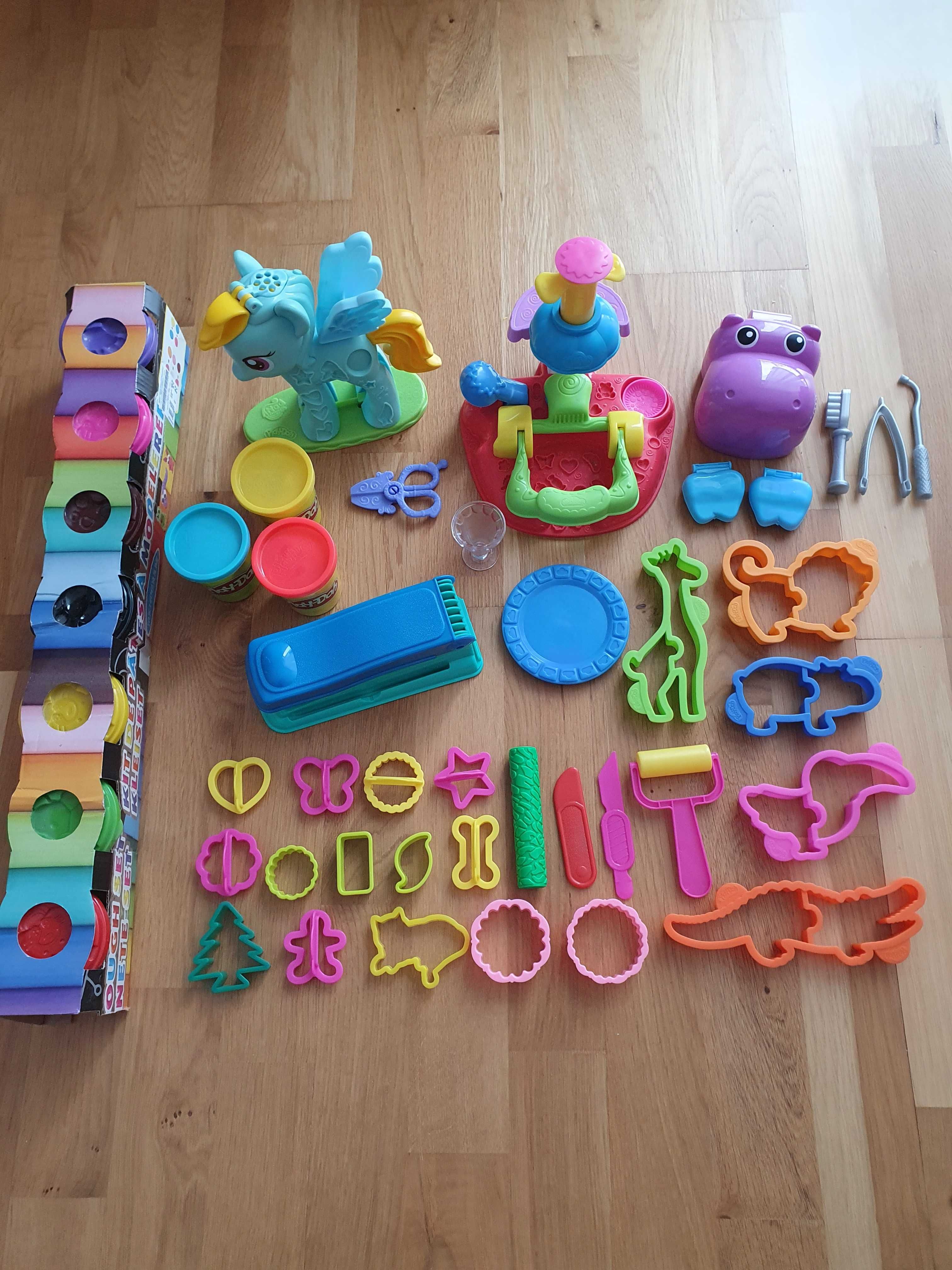 Play doh my little pony lodziarnia dentysta foremki plastelinka nowa