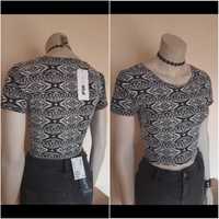 wzorzysty cropTop S New Yorker