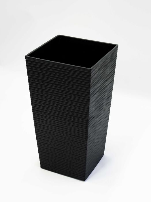 Donica Doniczka Wkład Wysoka Czarna 46,5cm