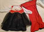 Fato carnaval vampira 6- 12 meses