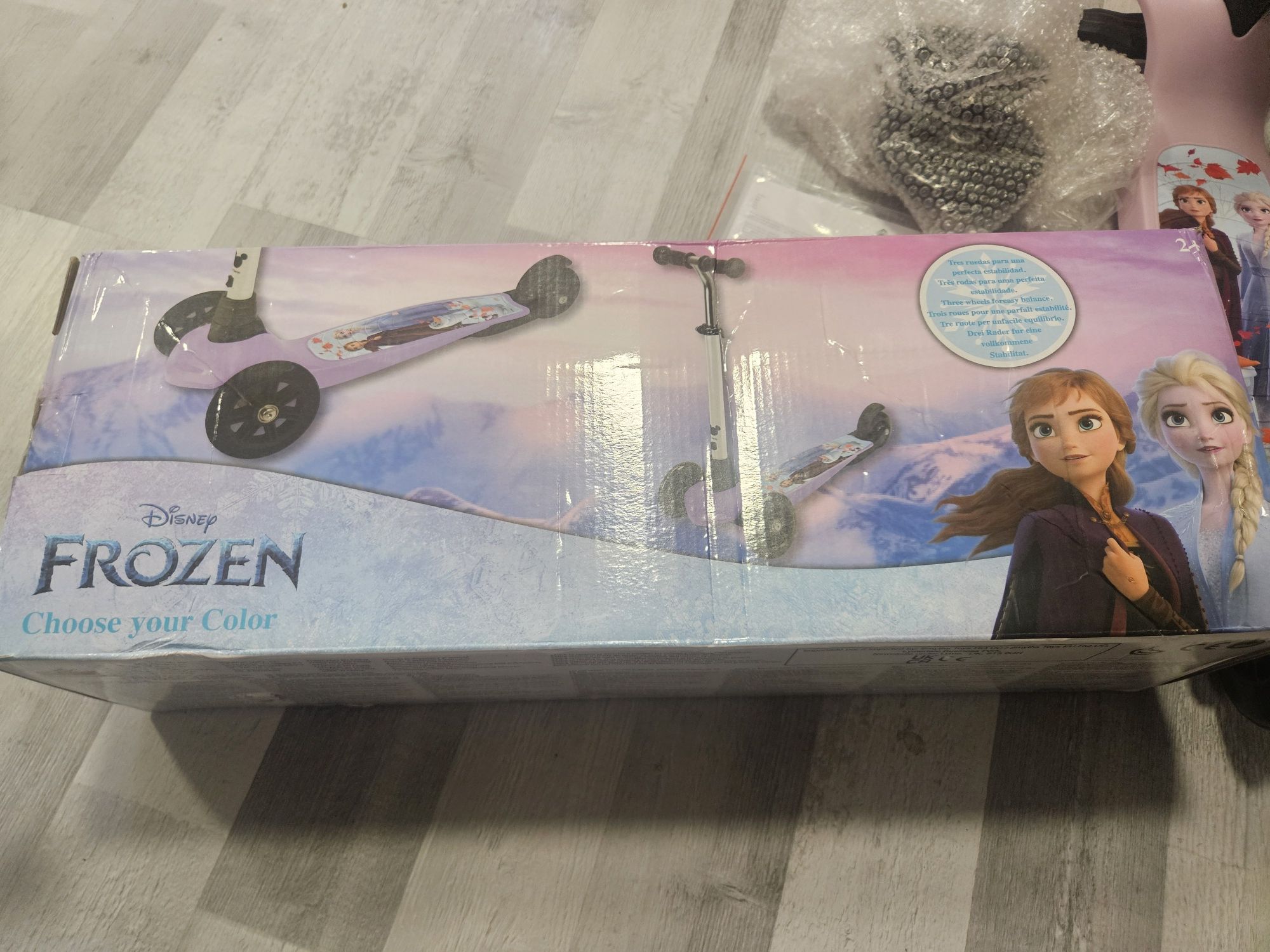 Hulajnoga trójkołowa dla dziewczynki