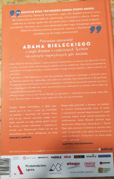 Książka Spod zamarzniętych powiek.-Adam Bielecki