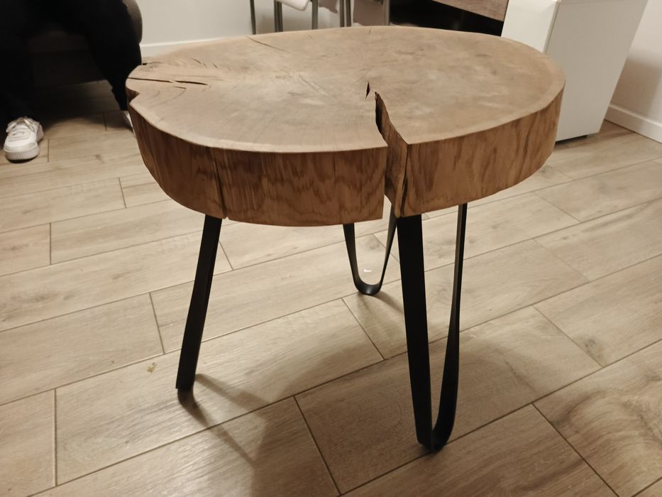 Stolik kawowy loft dąb