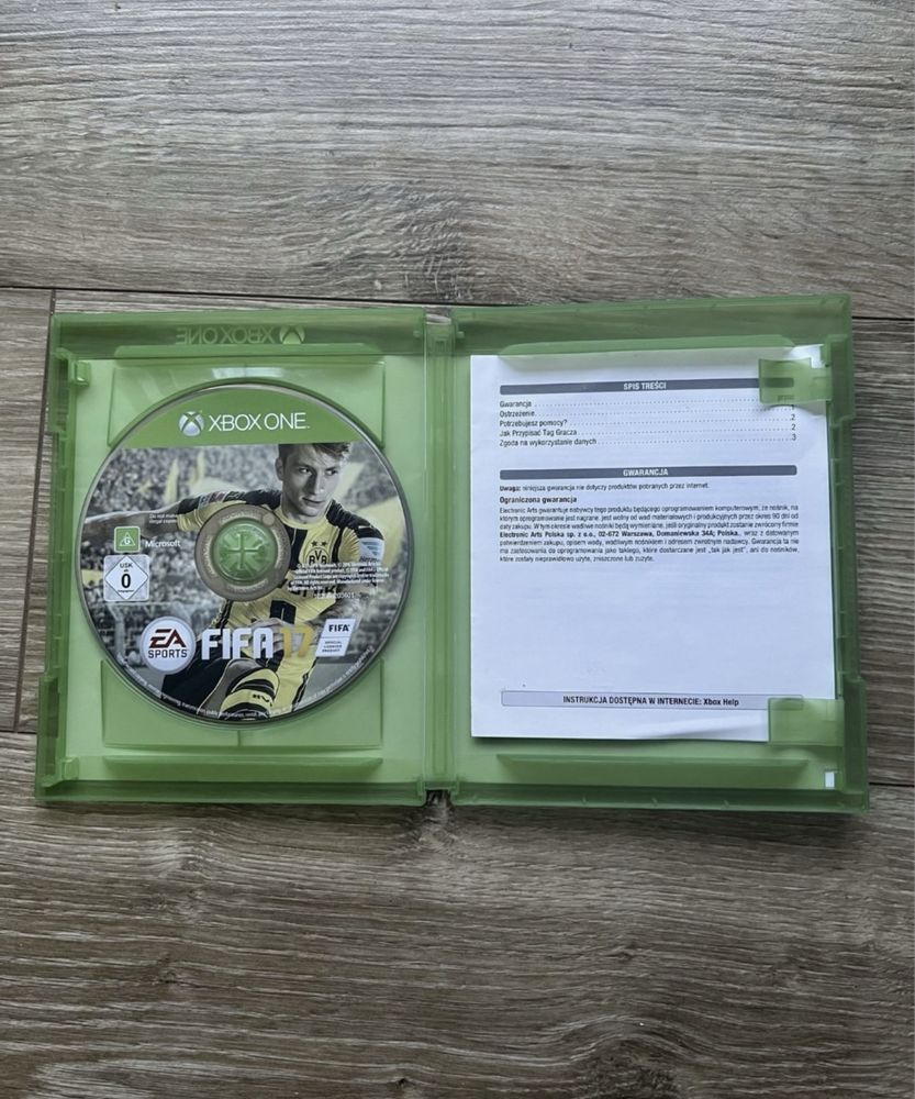 Gra FIFA 17 PL Polska Wersja Xbox One S X Xbox Series X