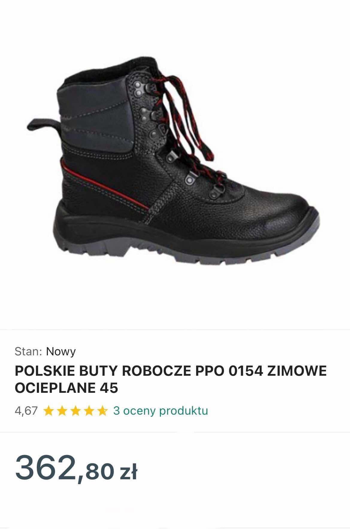 Buty ocieplane robocze