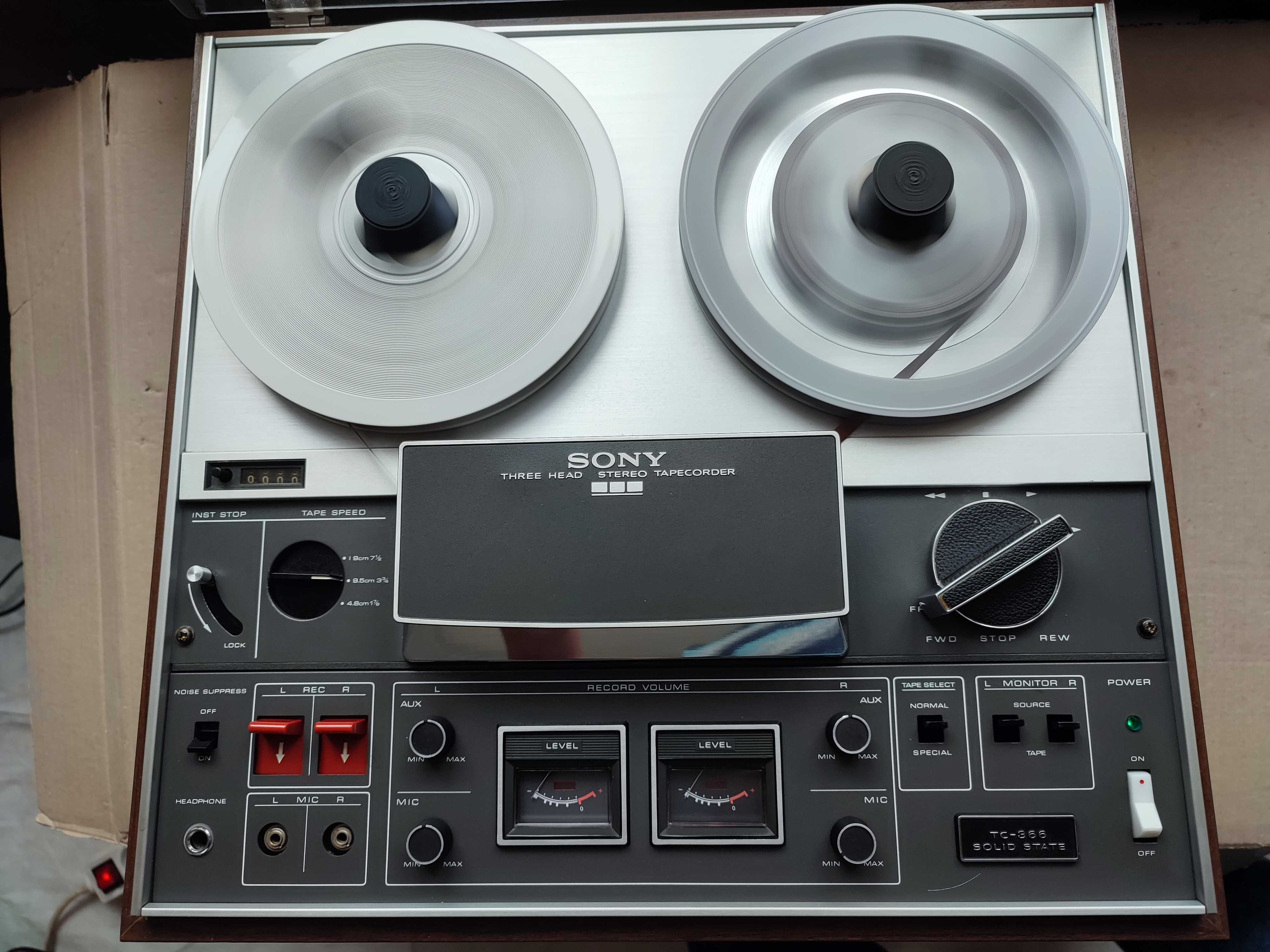 SONY TC366 - magnetofon szpulowy