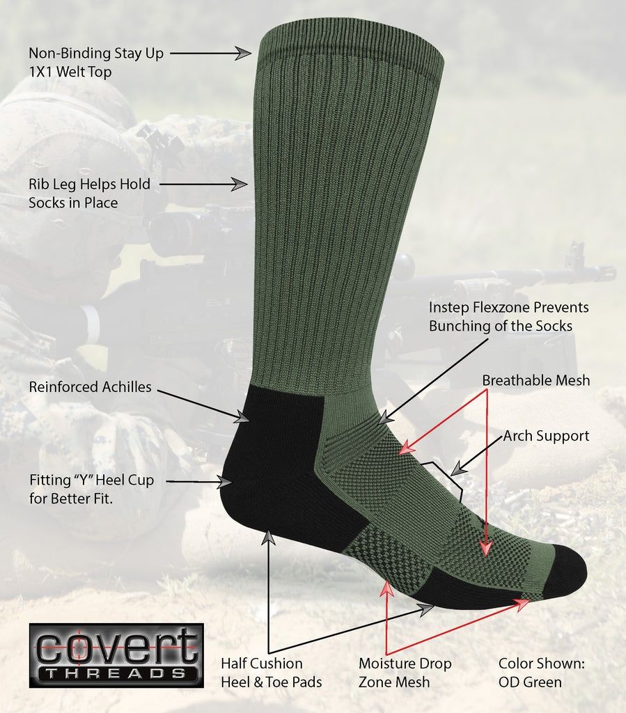 Covert Threads Jungle Sock тактичні шкарпетки