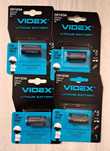 Литиевые батарейки VIDEX CR123A. 4 штуки