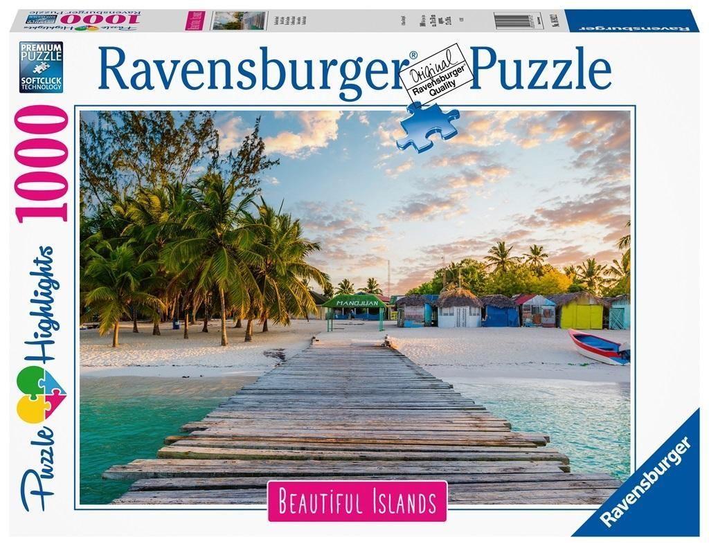 Puzzle 1000 Malediwy, Ravensburger