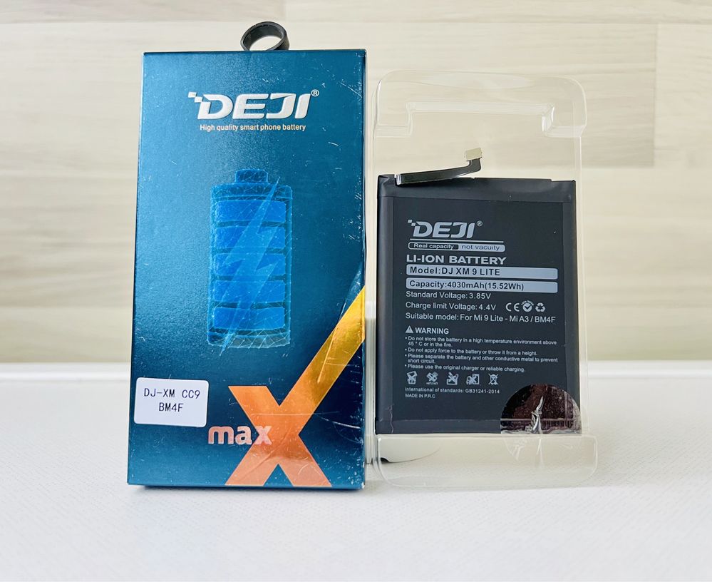 Батарея Xiaomi Mi 9 Lite, Mi A3, BM4F акумулятор Deji 4030 mAh