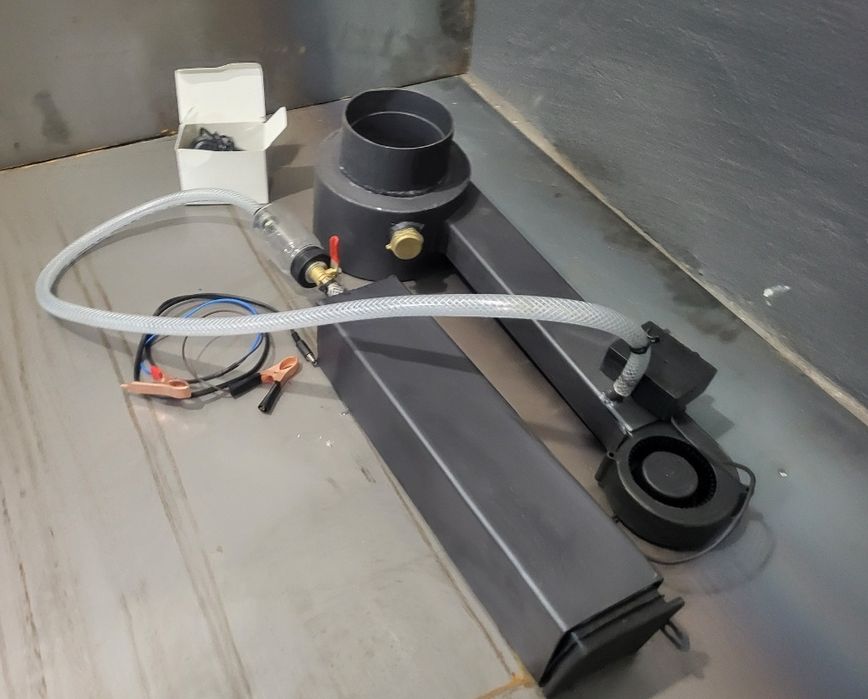 5-48кВт! Пальник на відпрацьованому маслі/ Горелка на отработке, Печь