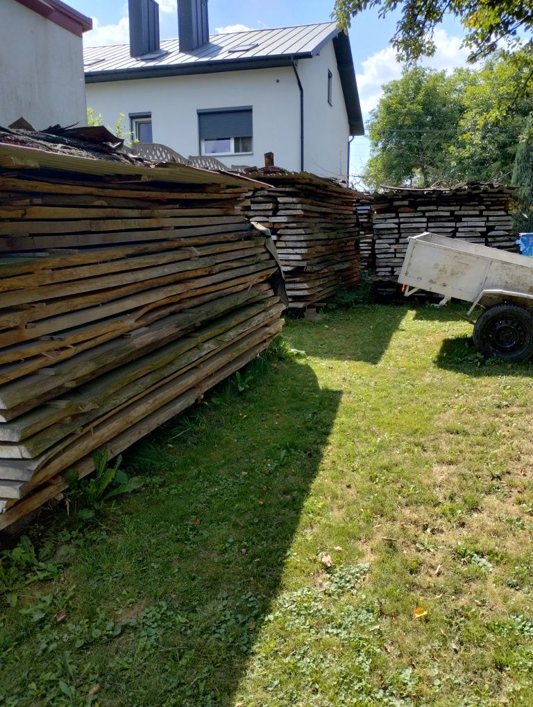 Deski i bale dębowe