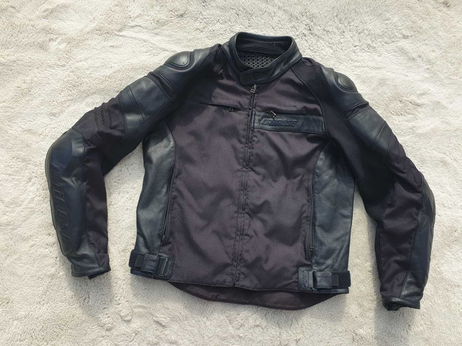 Dainese 56 Eur XXL Kurtka motocyklowa tekstylno-skórzna