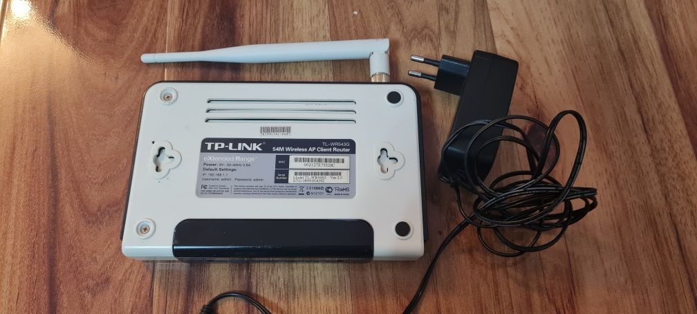 Router TP-LINK TL WR543G Sprawny
TL-WR543G