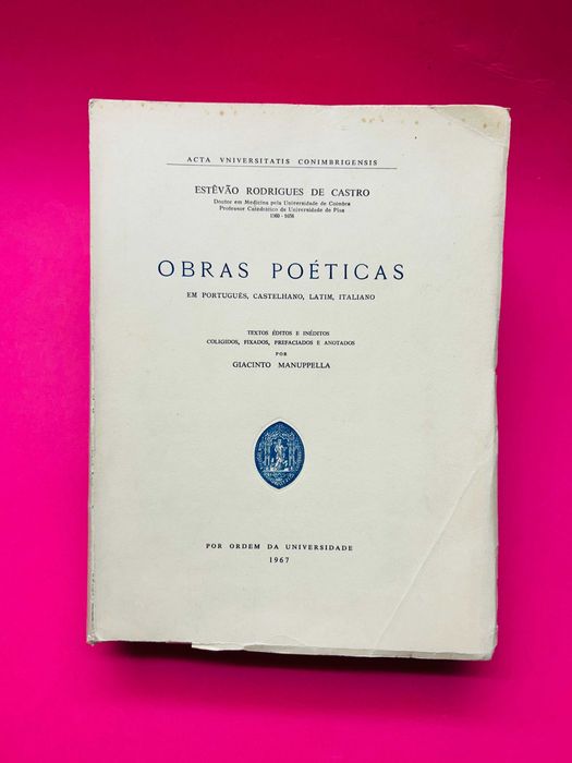 Obras Poéticas em português, castelhano, latim e italiano