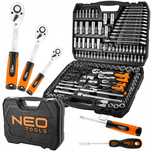 Neo Zestaw Xxl 216 El Klucze Nasadowe 1/2" 3/8" 1/4" Nasadki Płaskie T