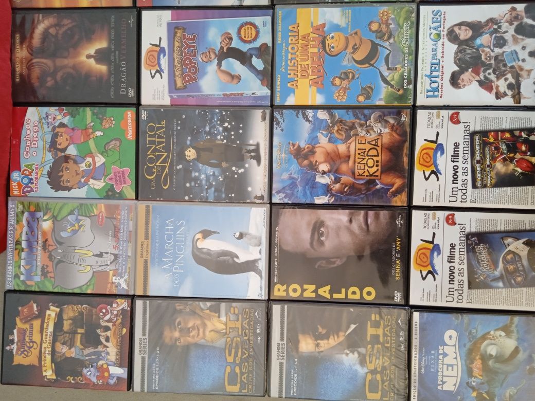 Lote 27 DVD filmes e desenhos animados