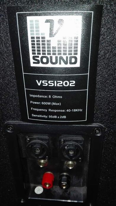 Colunas profissionais Vsound 12"