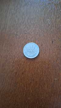 Moneta 10 gr z 1973 ze znakiem mennicy