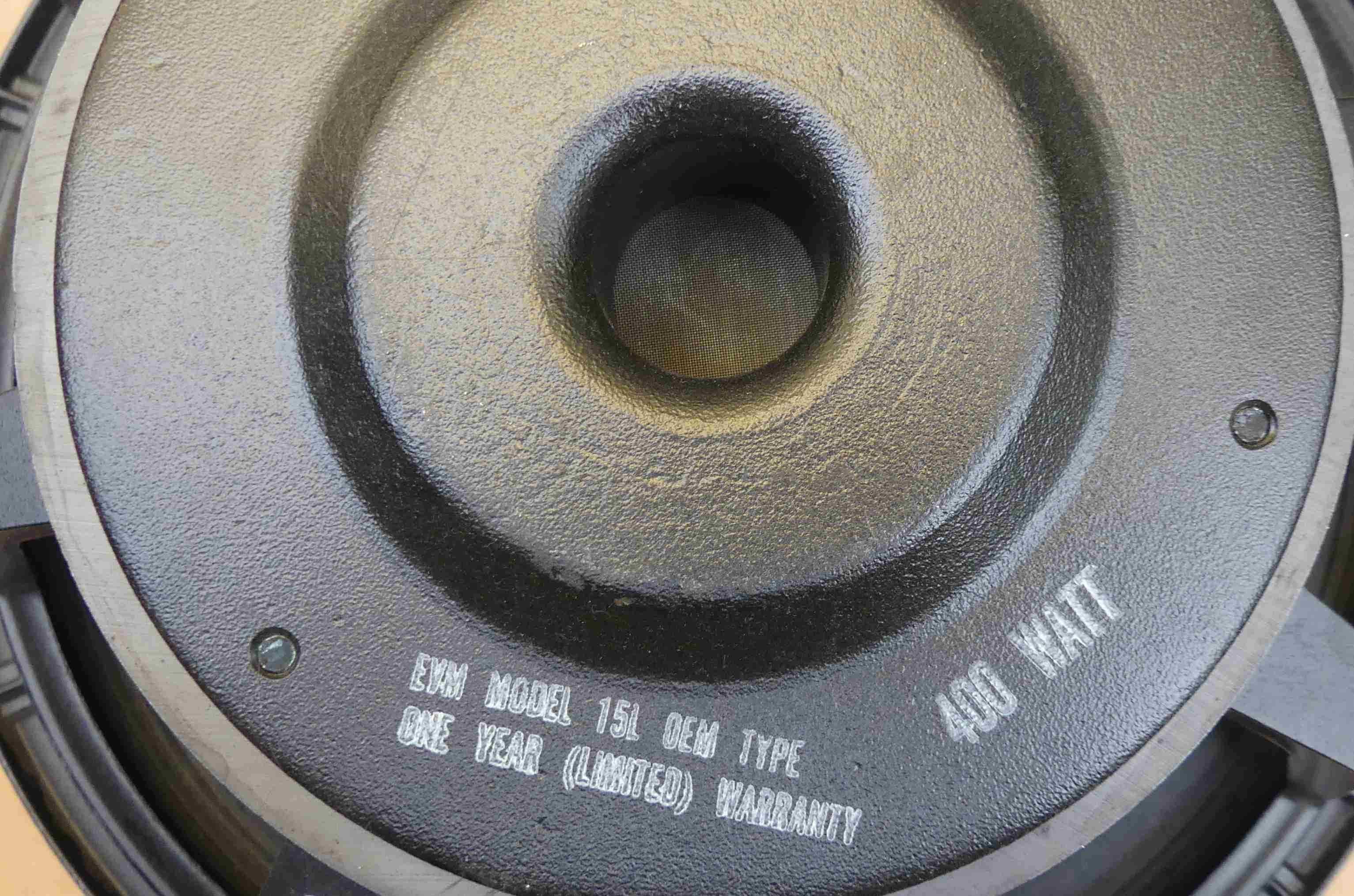 Głośniki EV EVM15L i Dynacord HFT 2008