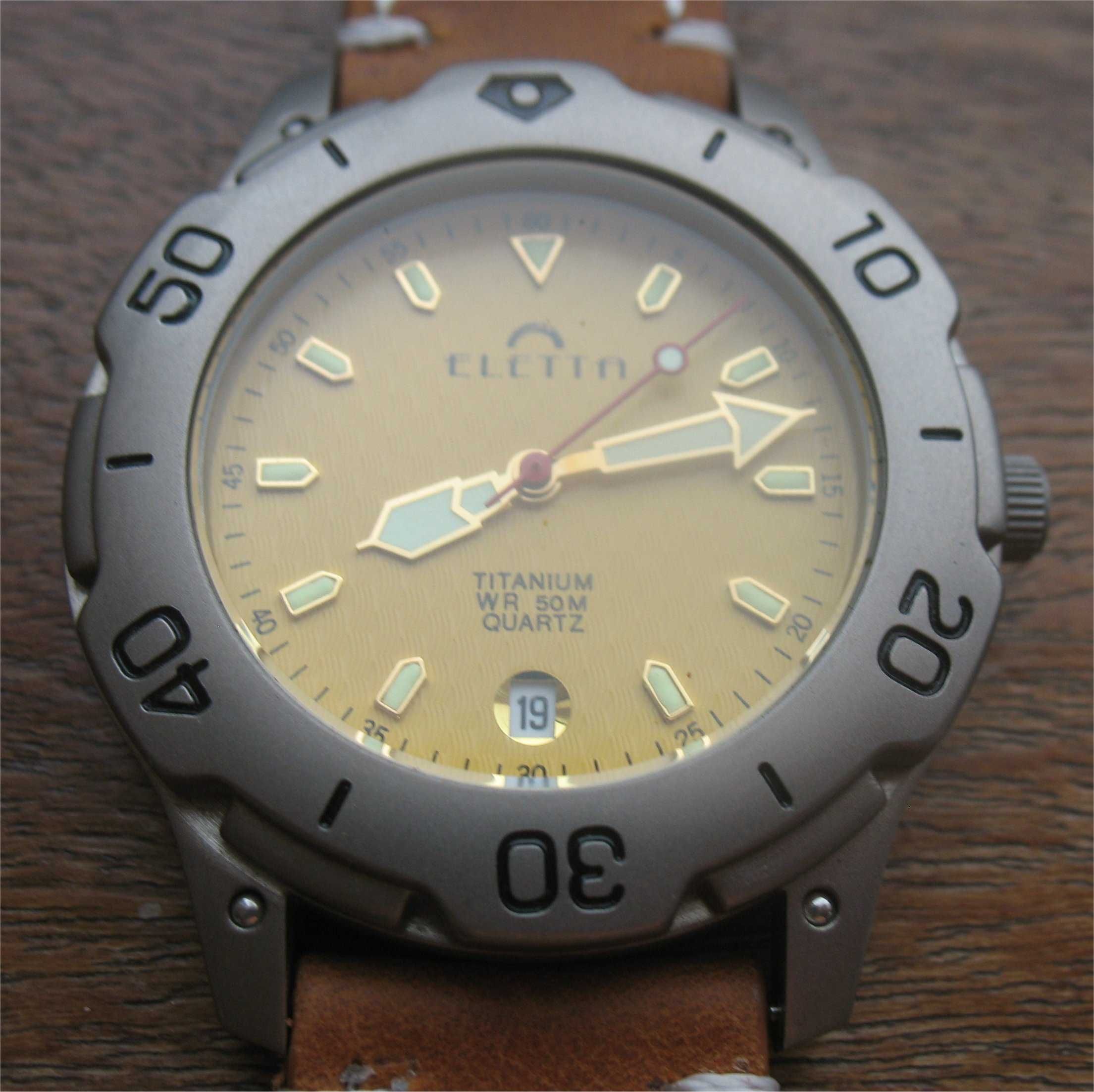 Relógio Eletta - Titanium - WR 50M, Quartz