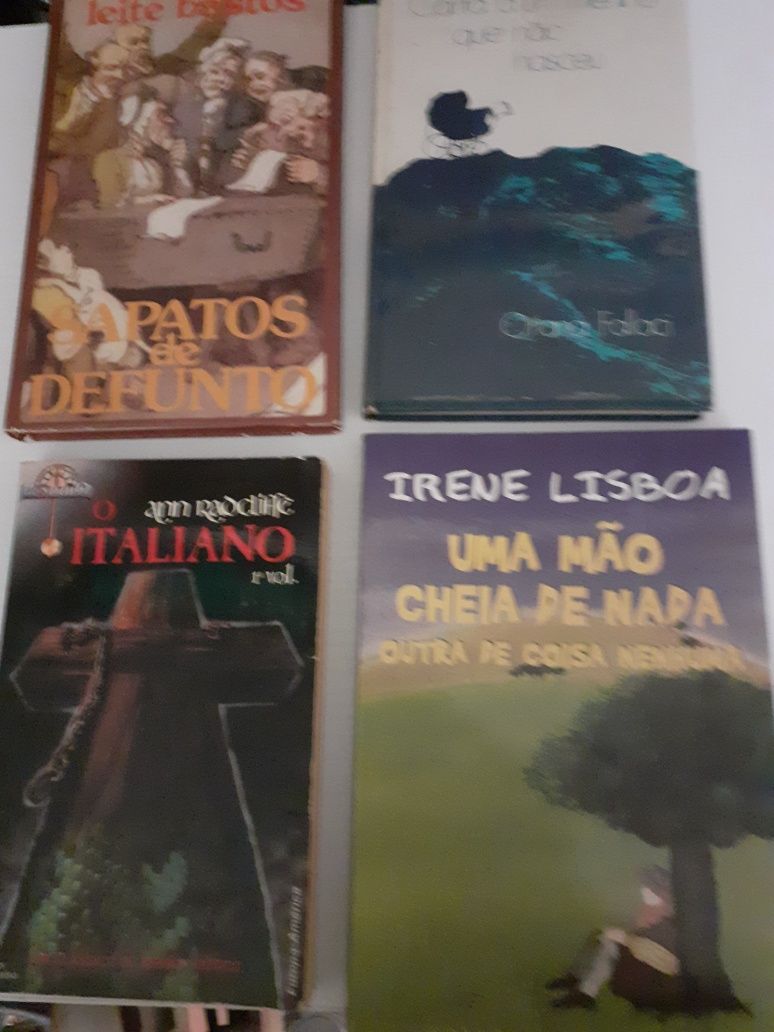 Livros, romances, contos, policiais, desporto, bricolage