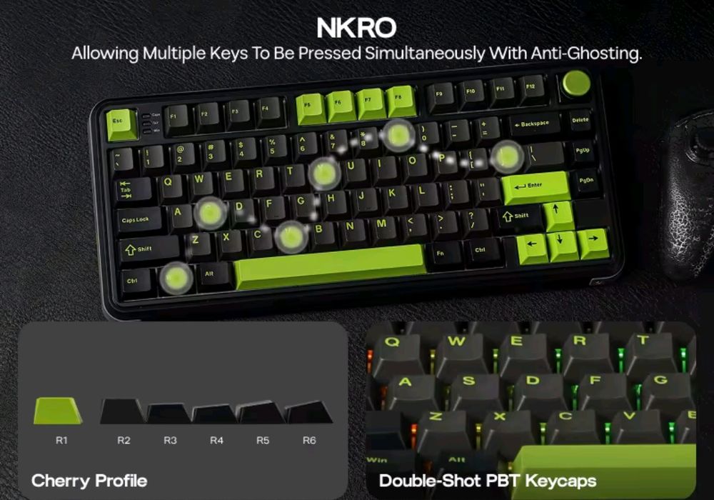 Клавіатура Mechlands M75 — Hall Effect Magnetic Switches, 75% формат