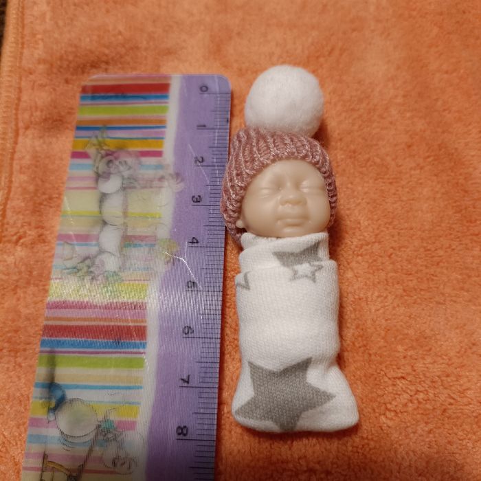 Lalka mała bobas dzidziuś Barbie typu My mini baby zuru figurka