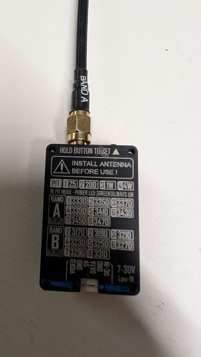 Відео передавач VTX ReadyToSky 1.2h 1w, RushFPV 1.2g 4w, 3.3g 2-4w