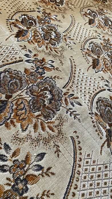 Kanapa, sofa rozkładana z funkcją spania, retro, gobelina