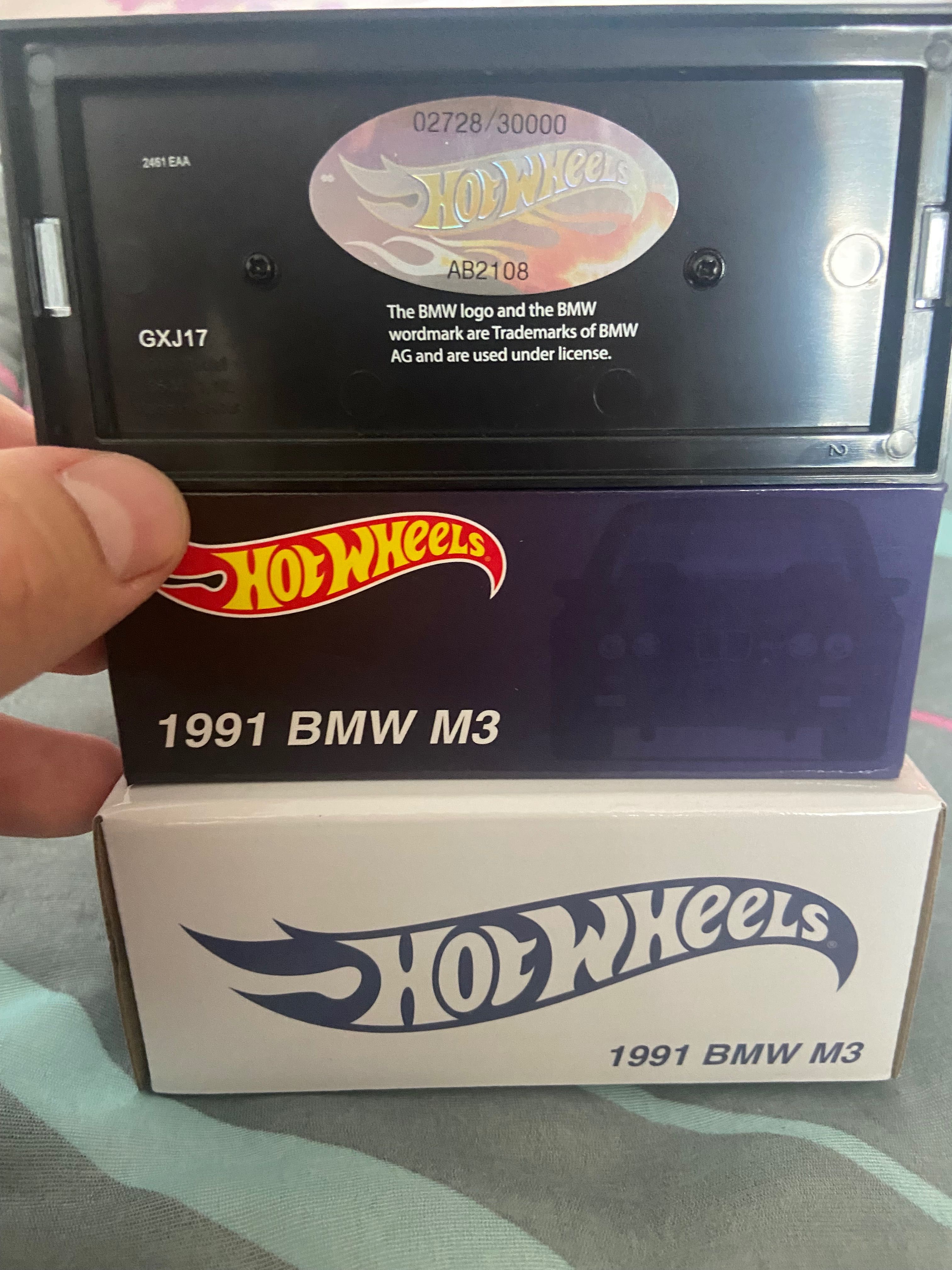 Hot wheels RLC BMW m3 1991 niebieski (e30) numerowany 2022 plomby