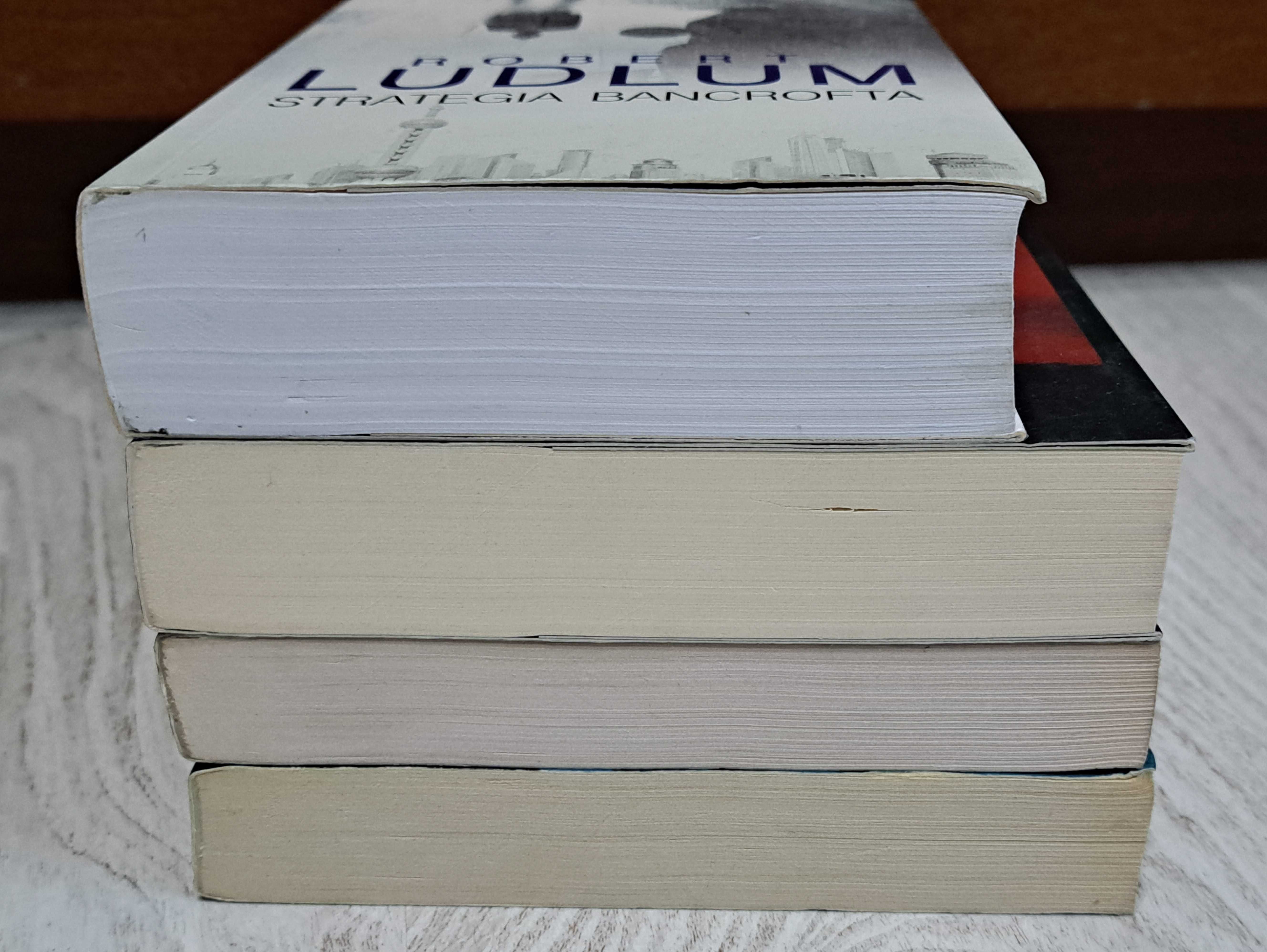 4x Ludlum Zdrada Bourne'a Dziedzictwo Zagadka Bourne'a van Lustabder