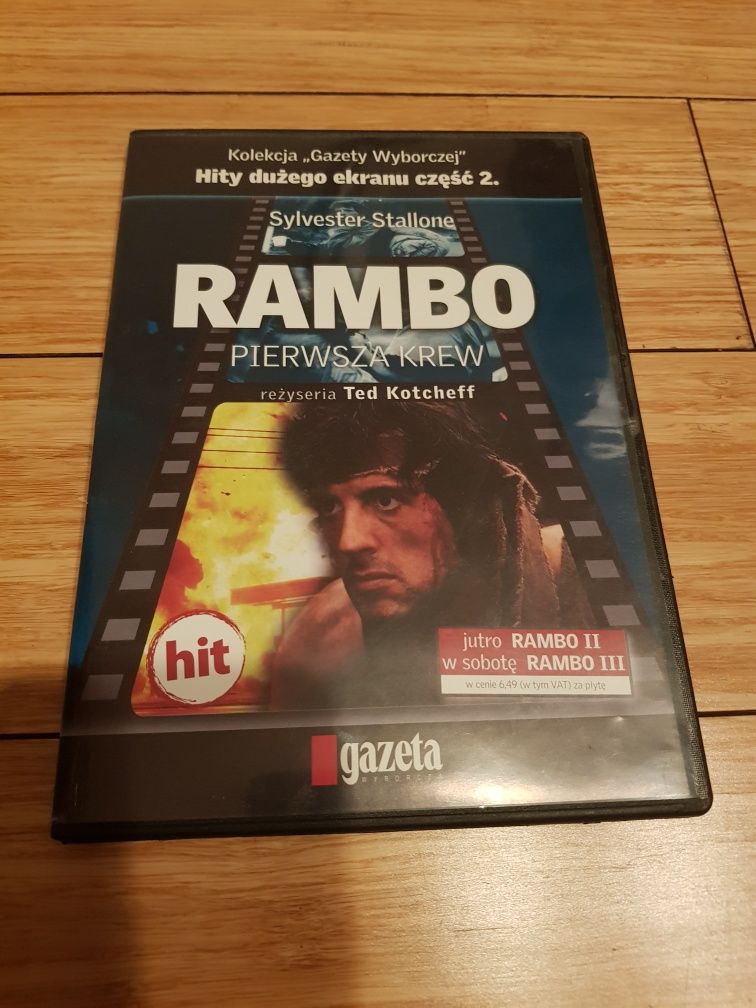 Rambo pierwsza krew DVD Sylvester Stallone