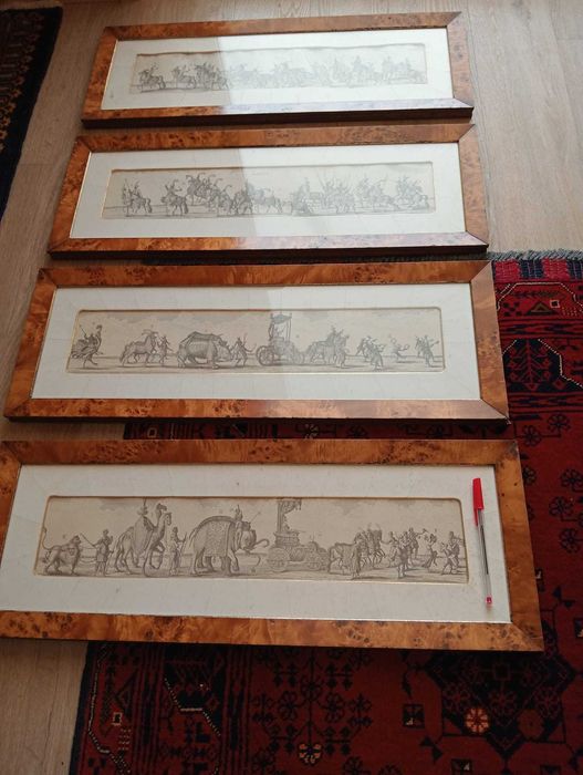 Gravuras  em raiz de nogueira