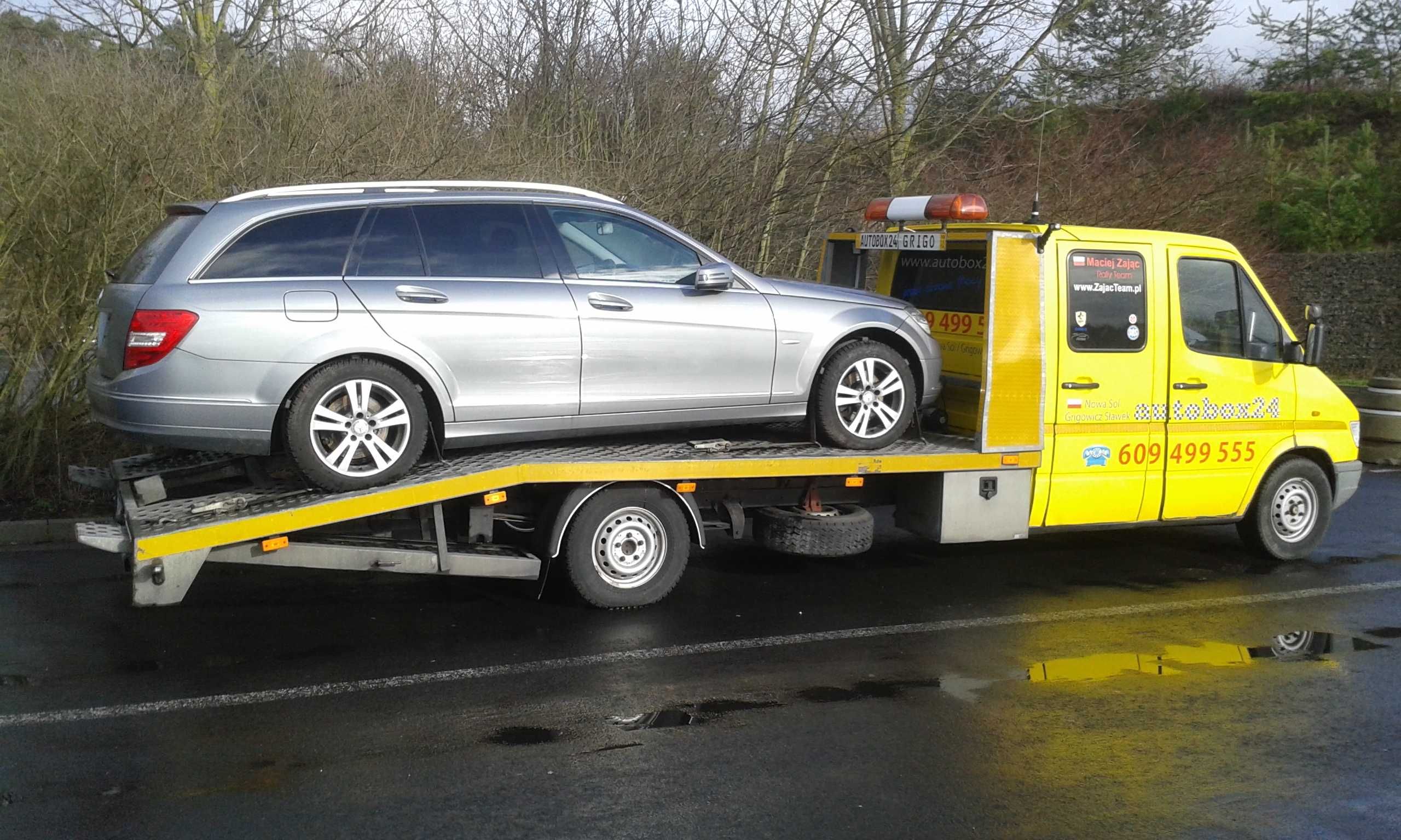 najazd zabudowa autolawety auto laweta kompletna ocynkowana