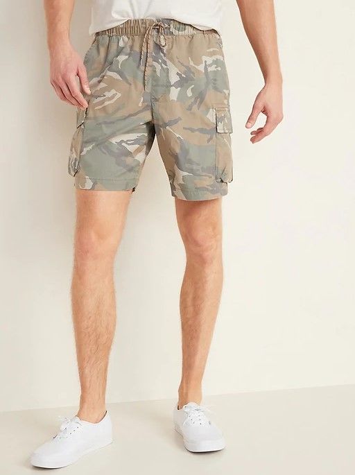 Камуфляжные карго шорты OLD NAVY Cargo Camo Jogger Shorts - размер L