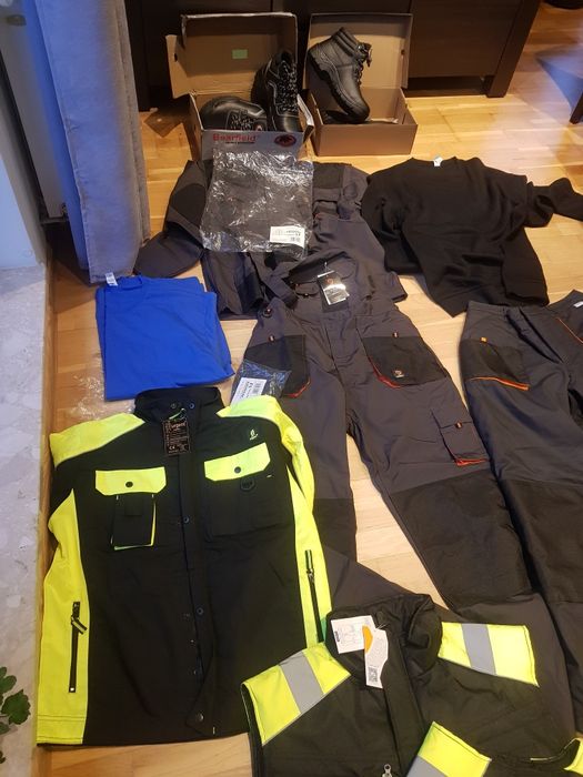 Ubranie ochronne, robocze BHP.  Komplet z butami. XL