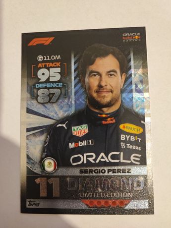 Karta Turbo Attax Sergio Perez Diamond LE 11D LE11D