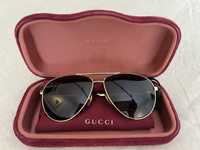 Óculos de sol aviador Gucci