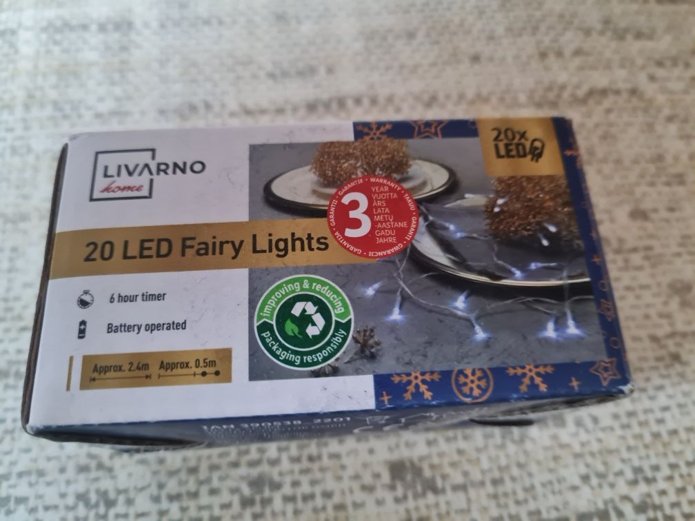 LIVARNO home Girlanda świetlna LED, 2,4 m, 20 LED