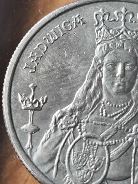 PRL, Moneta 100 zł Jadwiga 1988r. Bez znaku PROJEKTANTA! Rzadka