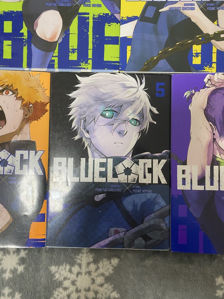 Manga Blue Lock tom 1, 2, 3, 4, 5, 7, 8 – jak nowe!