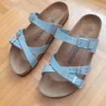 Klapki damskie Birkenstock, rozmiar 38,nowe