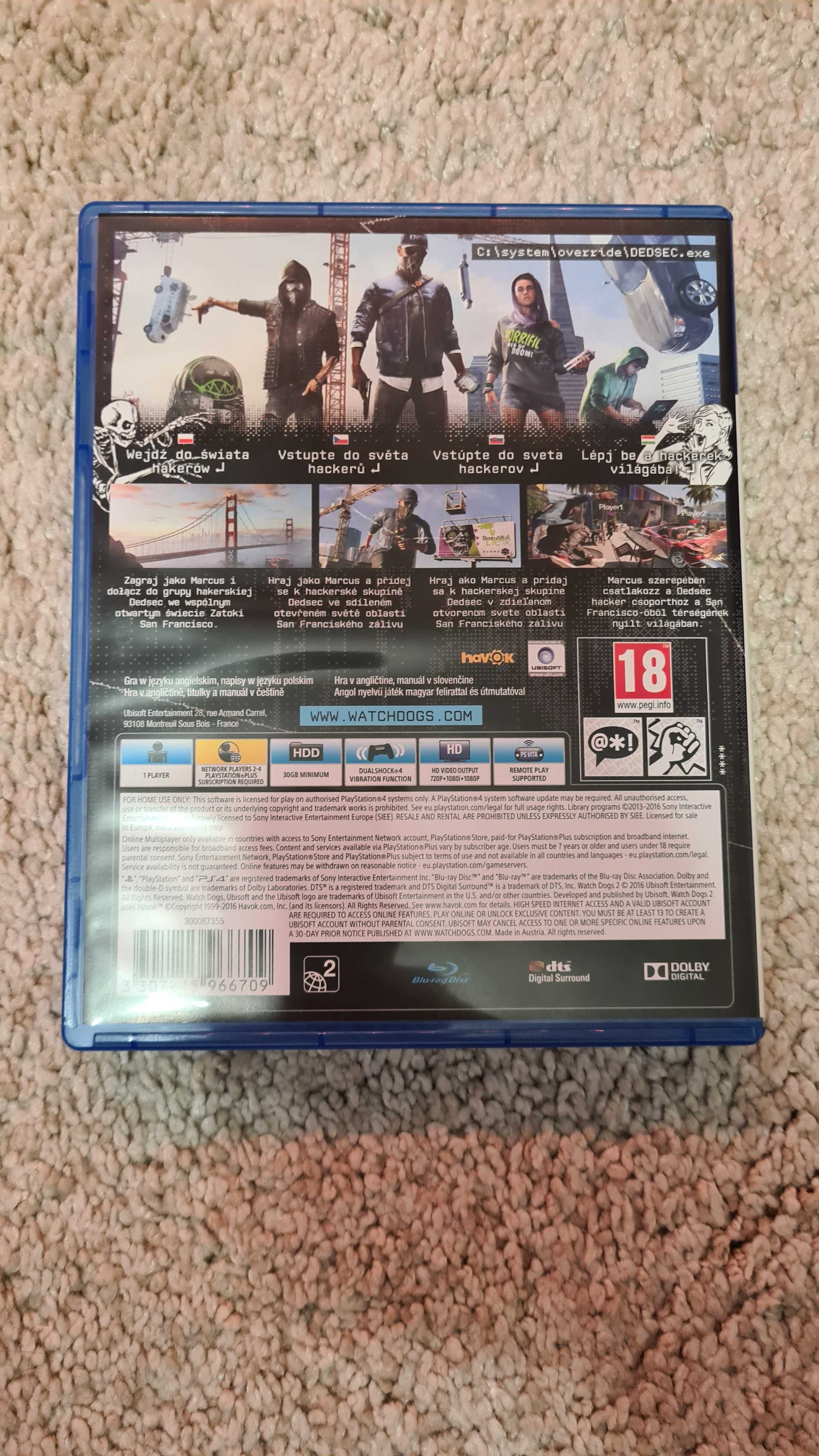 Watch Dogs 2 PS4