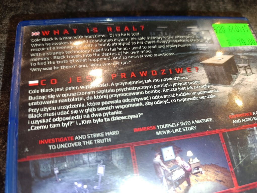 Get Even PS4 po polsku PL możliwa zamiana sklep kioskzgrami